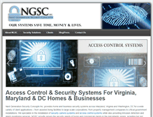 Tablet Screenshot of ngscinc.com